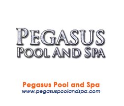 Pegasus Pool and Spa Logo With White Background